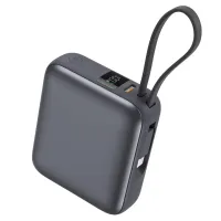 Батарея універсальна Vinga 10000 mAh 35W Display Cable (VPBB1035C) - 2