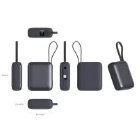 Батарея універсальна Vinga 10000 mAh 35W Display Cable (VPBB1035C) - 6