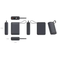 Батарея універсальна Vinga 20000 mAh 45W Display Cable (VPBB2045C) - 7