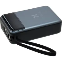 Батарея універсальна Vinga 20000 mAh 65W Display USB-C Cable Grey (VPBB2065C) - 5