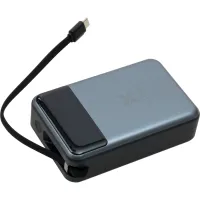 Батарея універсальна Vinga 20000 mAh 65W Display USB-C Cable Grey (VPBB2065C) - 8