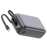 Батарея універсальна Vinga 30000 mAh 65W Display Cable (VPBB3065C) - 1