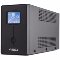 Источник бесперебойного питания Vinga LCD 1200VA metal case (VPC-1200M) - Image 1