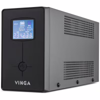 Источник бесперебойного питания Vinga LCD 1500VA metal case (VPC-1500M) - Image 1