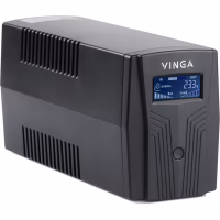 Источник бесперебойного питания Vinga LCD 1500VA plastic case (VPC-1500P) - Image 2