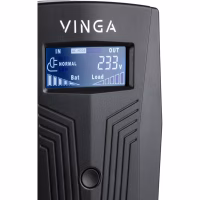 Пристрій безперебійного живлення Vinga LCD 800VA plastic case with USB (VPC-800PU) - Image 3