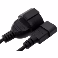 Кабель питания C14 to Schuko 0.75mm2 Copper Vinga (VPCC14S75C) - Image 3