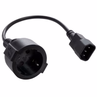 Кабель питания C14 to Schuko 0.75mm2 Copper Vinga (VPCC14S75C) - Image 1