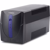 Пристрій безперебійного живлення Vinga LED 1200VA plastic case with USB (VPE-1200PU) - Image 7