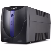 Пристрій безперебійного живлення Vinga LED 1200VA plastic case with USB (VPE-1200PU) - Image 1