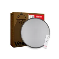 Світильник Vestum RING матовий 30W 395*60мм 4000К срібний (VS-90070) - Зображення 1