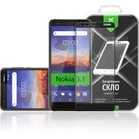 Скло захисне Vinga для Nokia 3.1 Black (VTPGS-N31B) - 3