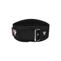 Атлетичний пояс RDX RX3 EVA Curve неопреновий Black XL (WBE-RX3B-XL) - 3