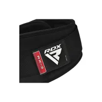 Атлетичний пояс RDX RX3 EVA Curve неопреновий Black XL (WBE-RX3B-XL) - 6