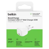 Зарядний пристрій Belkin USB-C PD30W PPS white (WCA008KQWH) - Зображення 7