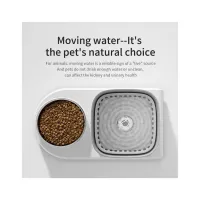 Універсальний посуд для тварин Lapka Фонтан з годівницею 2в1 (WF072) - 5