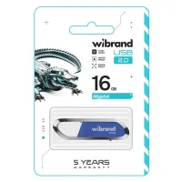 USB флеш накопичувач Wibrand 16GB Aligator Blue USB 2.0 (WI2.0/AL16U7U) - 2