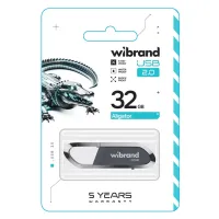 USB флеш накопичувач Wibrand 32GB Aligator Grey USB 2.0 (WI2.0/AL32U7G) - 2