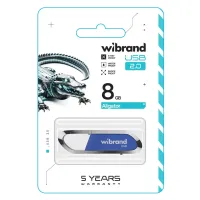 USB флеш накопичувач Wibrand 8GB Aligator Blue USB 2.0 (WI2.0/AL8U7U) - 2
