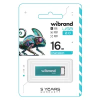 USB флеш накопичувач Wibrand 16GB Chameleon Light Blue USB 2.0 (WI2.0/CH16U6LU) - 2