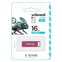 USB флеш накопичувач Wibrand 16GB Chameleon Pink USB 2.0 (WI2.0/CH16U6P) - 2