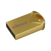 USB флеш накопичувач Wibrand 4GB Hawk Gold USB 2.0 (WI2.0/HA4M1G) - 1