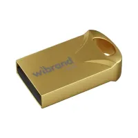 USB флеш накопичувач Wibrand 8GB Hawk Gold USB 2.0 (WI2.0/HA8M1G) - Зображення 1