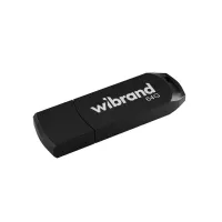 USB флеш накопичувач Wibrand 64GB Mink Black USB 2.0 (WI2.0/MI64P4B) - Зображення 1