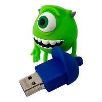 USB флеш накопичувач Wibrand 16GB Mike Wazowski Green USB 2.0 (WI2.0/MW16G) - 4