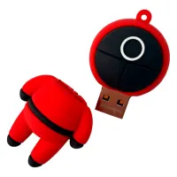 USB флеш накопичувач Wibrand 16GB Squid Game Red USB 2.0 (WI2.0/SG16R) - 3
