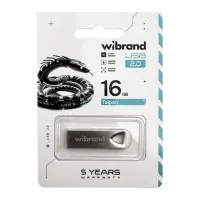 USB флеш накопичувач Wibrand 16GB Taipan Silver USB 2.0 (WI2.0/TA16U2S) - 3