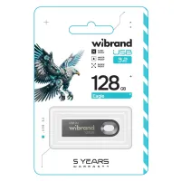 USB флеш накопичувач Wibrand 128GB Eagle Grey USB 3.2 Gen 1 (USB 3.0) (WI3.2/EA128U10G) - 2