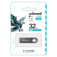 USB флеш накопичувач Wibrand 32GB Eagle Grey USB 3.2 Gen 1 (USB 3.0) (WI3.2/EA32U10G) - 2