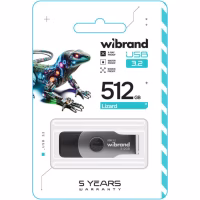 USB флеш накопитель Wibrand 512GB Lizard Black USB 3.2 (WI3.2/LI512P9B) - Image 3