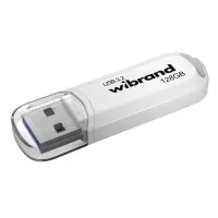 USB флеш накопичувач Wibrand 128GB Marten White USB 3.2 Gen 1 (USB 3.0) (WI3.2/MA128P10W) - 1