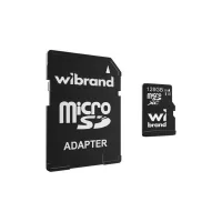 Карта пам'яті Wibrand 128GB mictoSD class 10 UHS-I U3 (WICDHU3/128GB-A) - Изображение 1