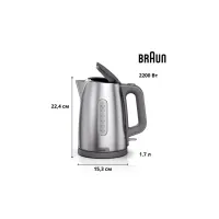 Електрочайник Braun WK 1500 GY - Зображення 4