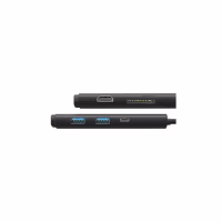 Концентратор Baseus USB-C 6-in-1 HDMI + 2xUSB 3.0 + USB-C + SD/TF black (WKQX050001) - Image 4