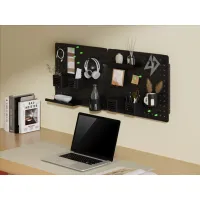 Органайзер для столу OfficePro Настінна дошка-органайзер Black (WO910B) - 3