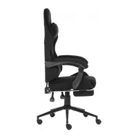 Крісло ігрове GT Racer X-2324 Black Suede (X-2324 Fabric Black Suede) - 3