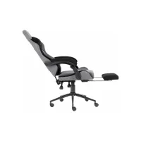 Кресло игровое GT Racer X-2324 Gray/Black (X-2324 Fabric Gray/Black Suede) - Изображение 4