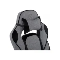 Крісло ігрове GT Racer X-2749-1 Gray/Black Suede (X-2749-1 Fabric Gray/Black Suede) - 6