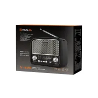 Портативний радіоприймач REAL-EL X-520 Black - 9