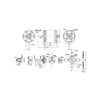 Двигун для дрона SunnySky X4120 V3 650KV (X4120-650KV) - 6