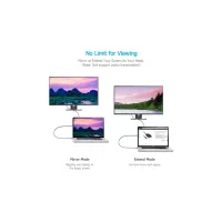 Кабель мультимедійний USB-C to VGA M 1.8m black Choetech (XCV-1801-BK) - 6