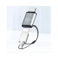 Перехідник Lightning F to USB-C M gray XoKo (XK-AC-027) - 2