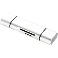 Концентратор XoKo AC-440 Type-C USB 3.0 and MicroUSB/SD Card Reader (XK-AС-440) - 2