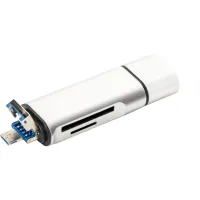 Концентратор XoKo AC-440 Type-C USB 3.0 and MicroUSB/SD Card Reader (XK-AС-440) - 4