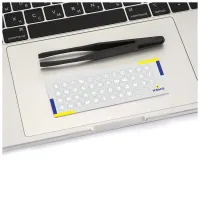 Наклейка на клавіатуру XoKo мікро-наклейка прозора 47 keys UA/rus white (XK-MCR-47) - 3