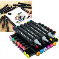 Набор маркеров Touch двухсторонних скетч маркеров 36 шт в чехле (XK-MRK-BG) - Изображение 6